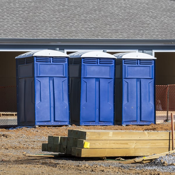 how can i report damages or issues with the portable toilets during my rental period in Hoyt Lakes Minnesota